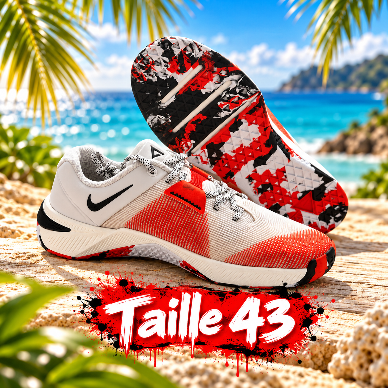Baskets sportives tropicales – Taille 43