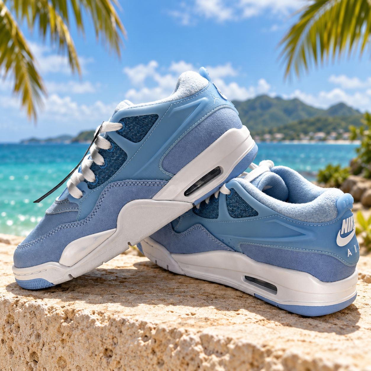 Chaussures Air Jordan 4 RM - bliss/white