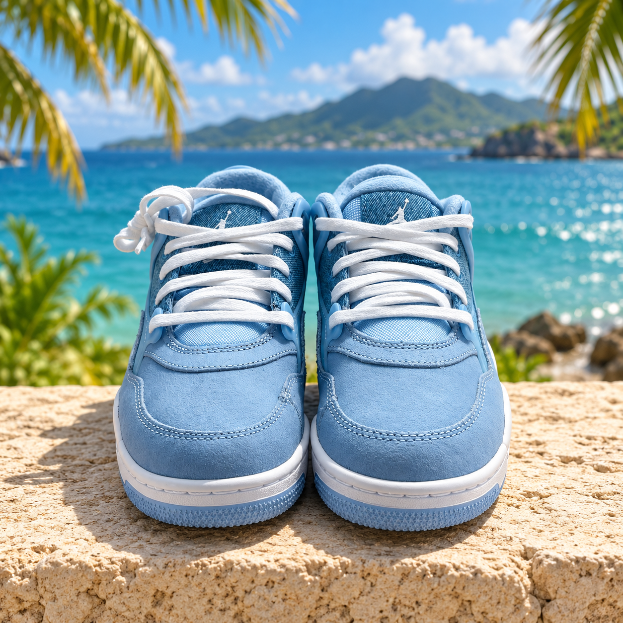 Chaussures Air Jordan 4 RM - bliss/white