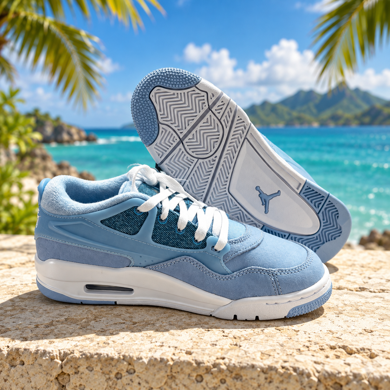 Chaussures Air Jordan 4 RM - bliss/white