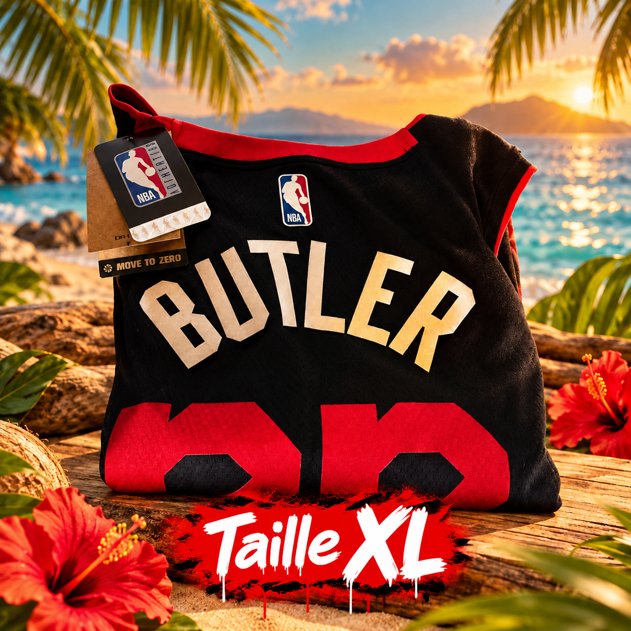 Maillot Butler 22 au coucher du soleil tropical