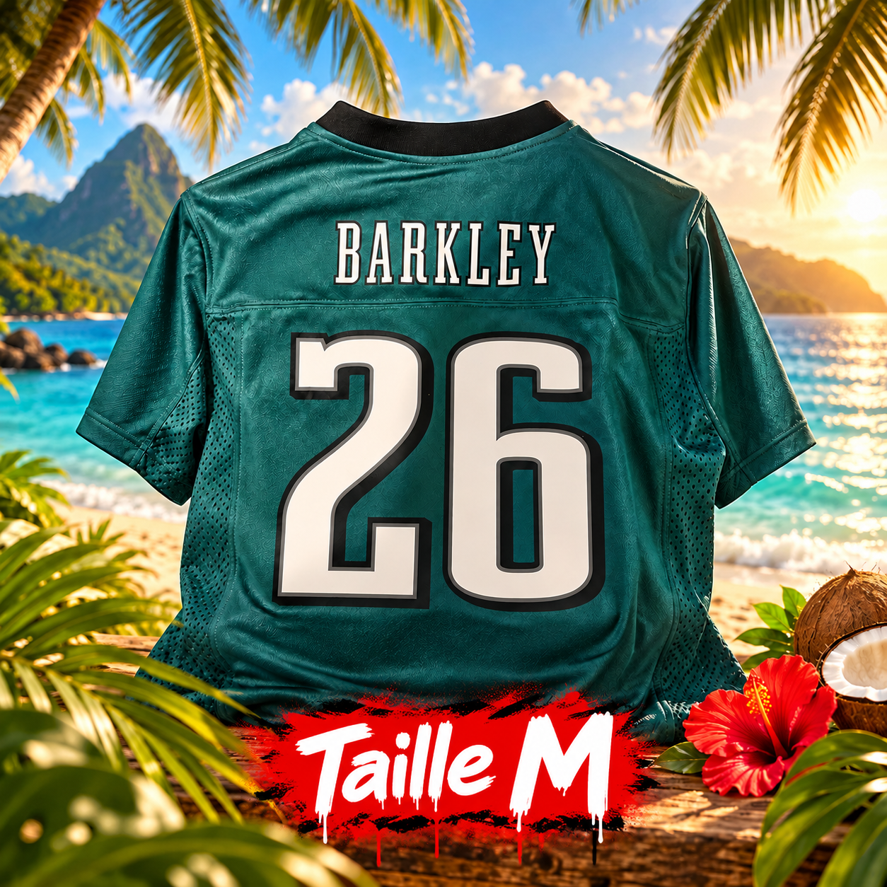 Maillot vert tropical « BARKLEY 26 »